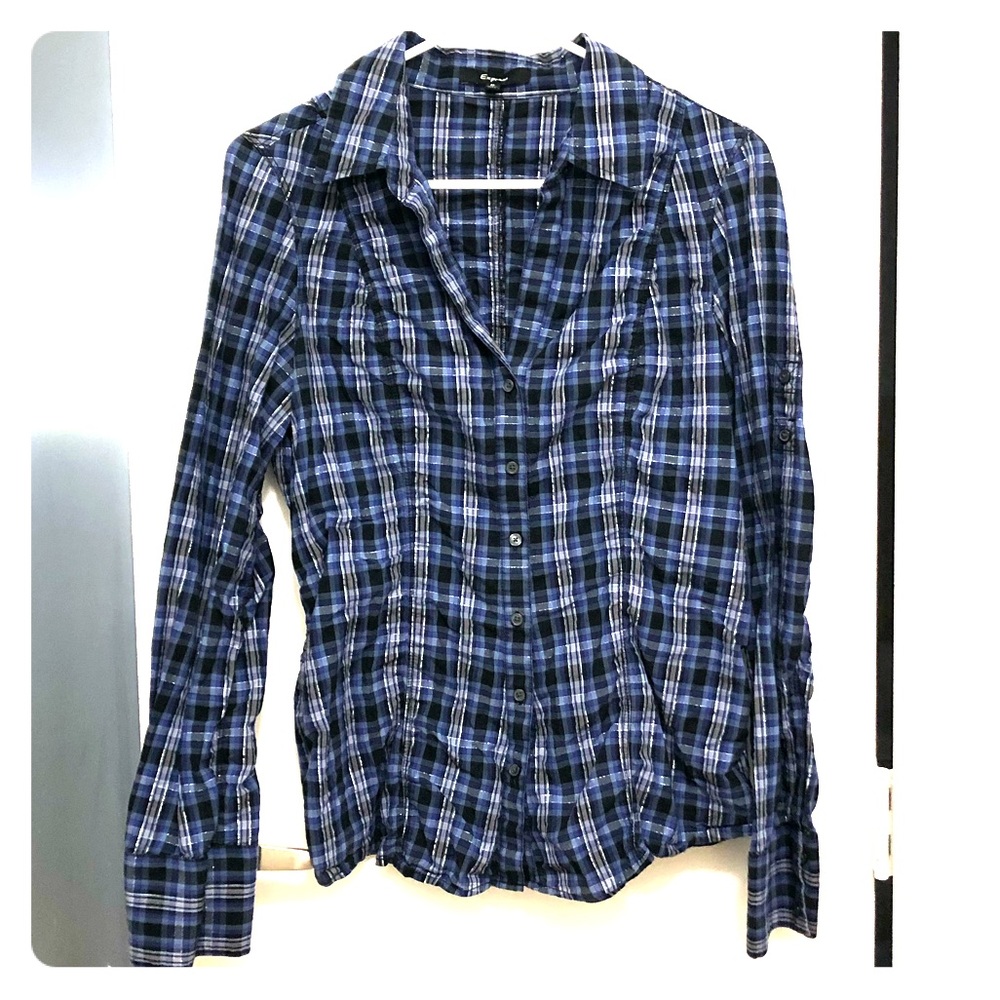 Express button-down blouse